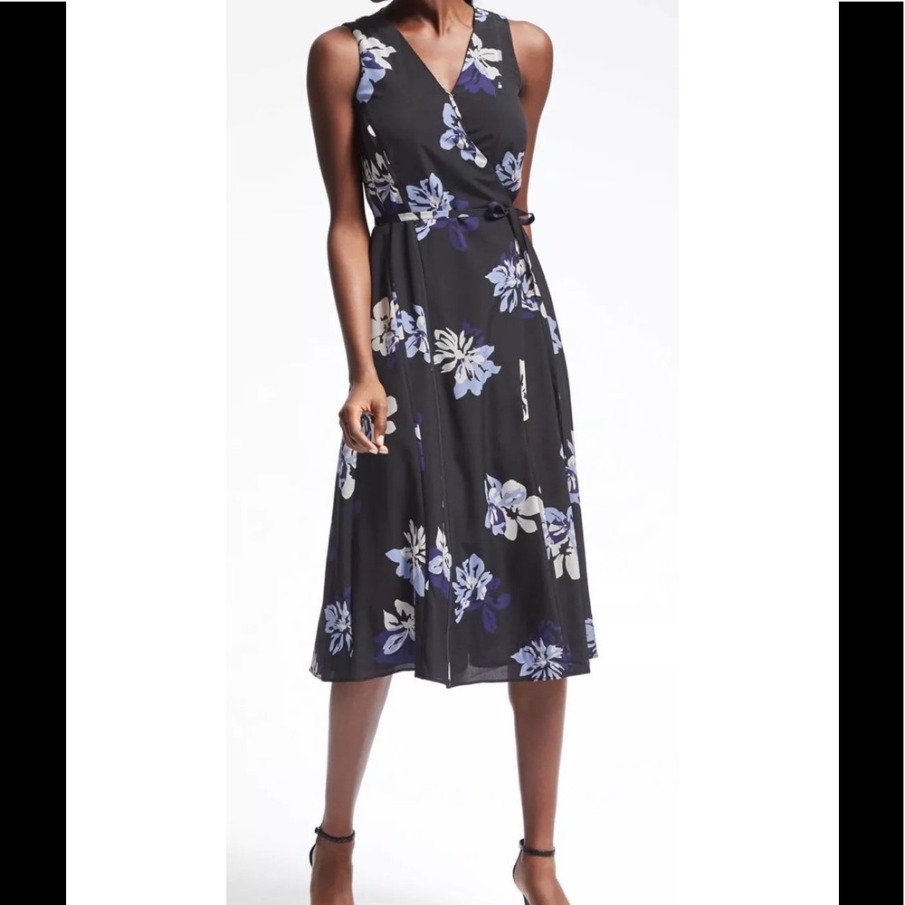 NWT Banana Republic Floral Wrap Dress